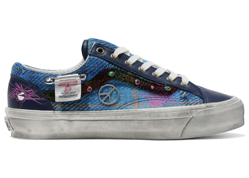 Harris Tweed x Vans Old Skool 'Blue Multi' VN000E8VBIP