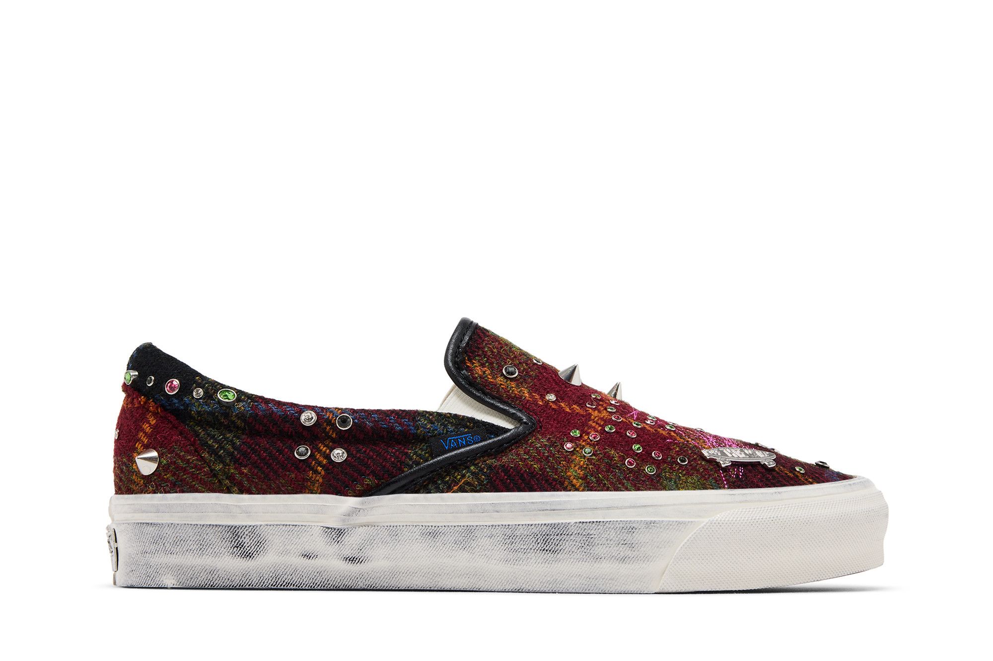 Harris Tweed x Vans Premium Classic Slip-On 'Red' VN000E96BJN