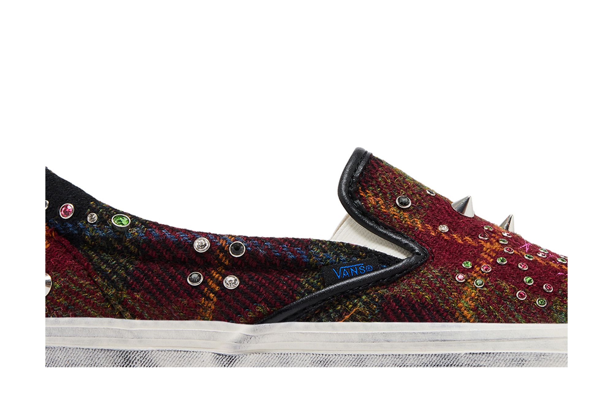 Order Harris Tweed x Vans Premium 经典一脚蹬懒人鞋「红色」 VN000E96BJN