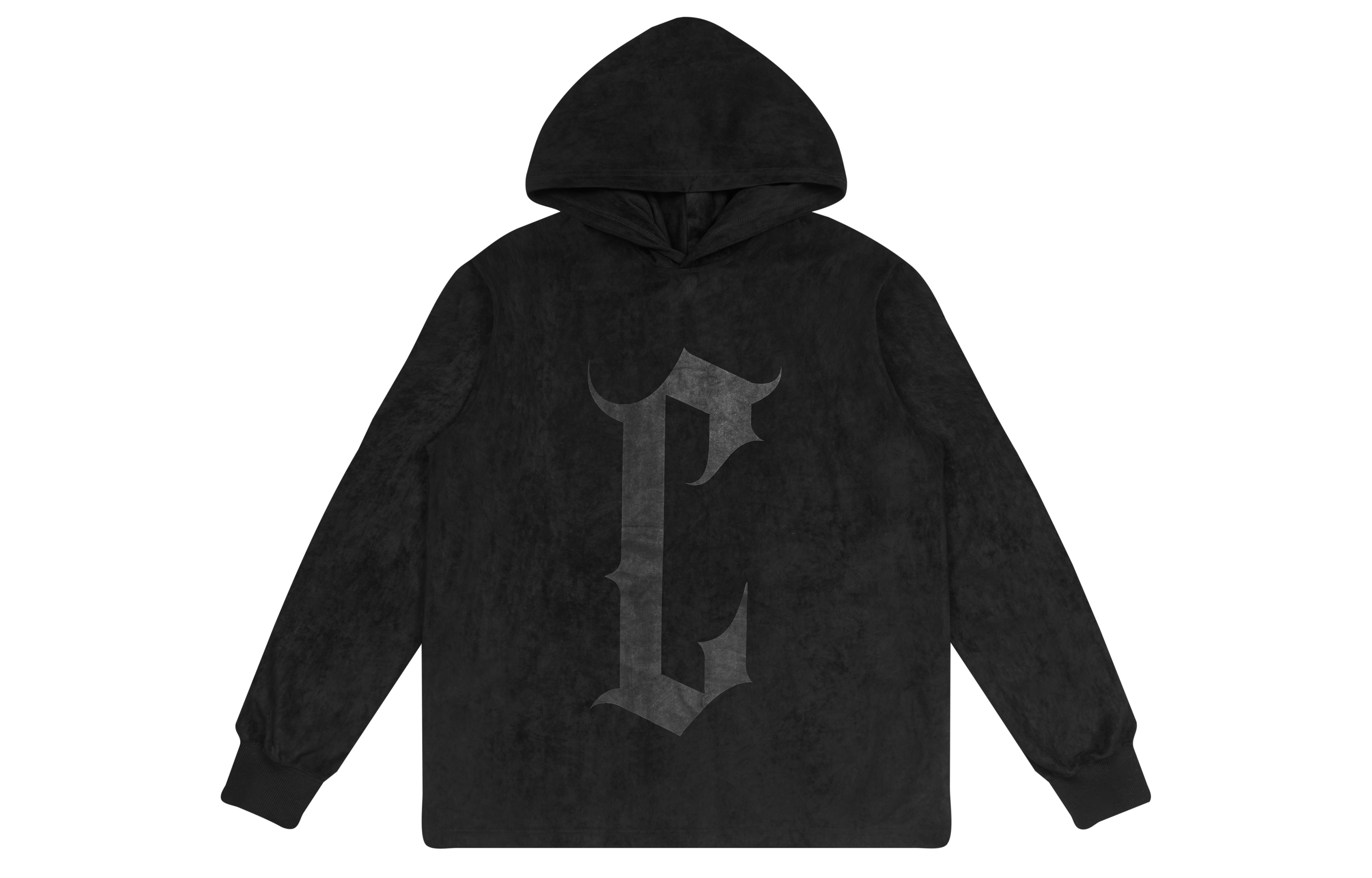 HARSH AND CRUEL AW22 Gothic Suede Streetwear Oversized Sweatshirt Unisex HM224030493