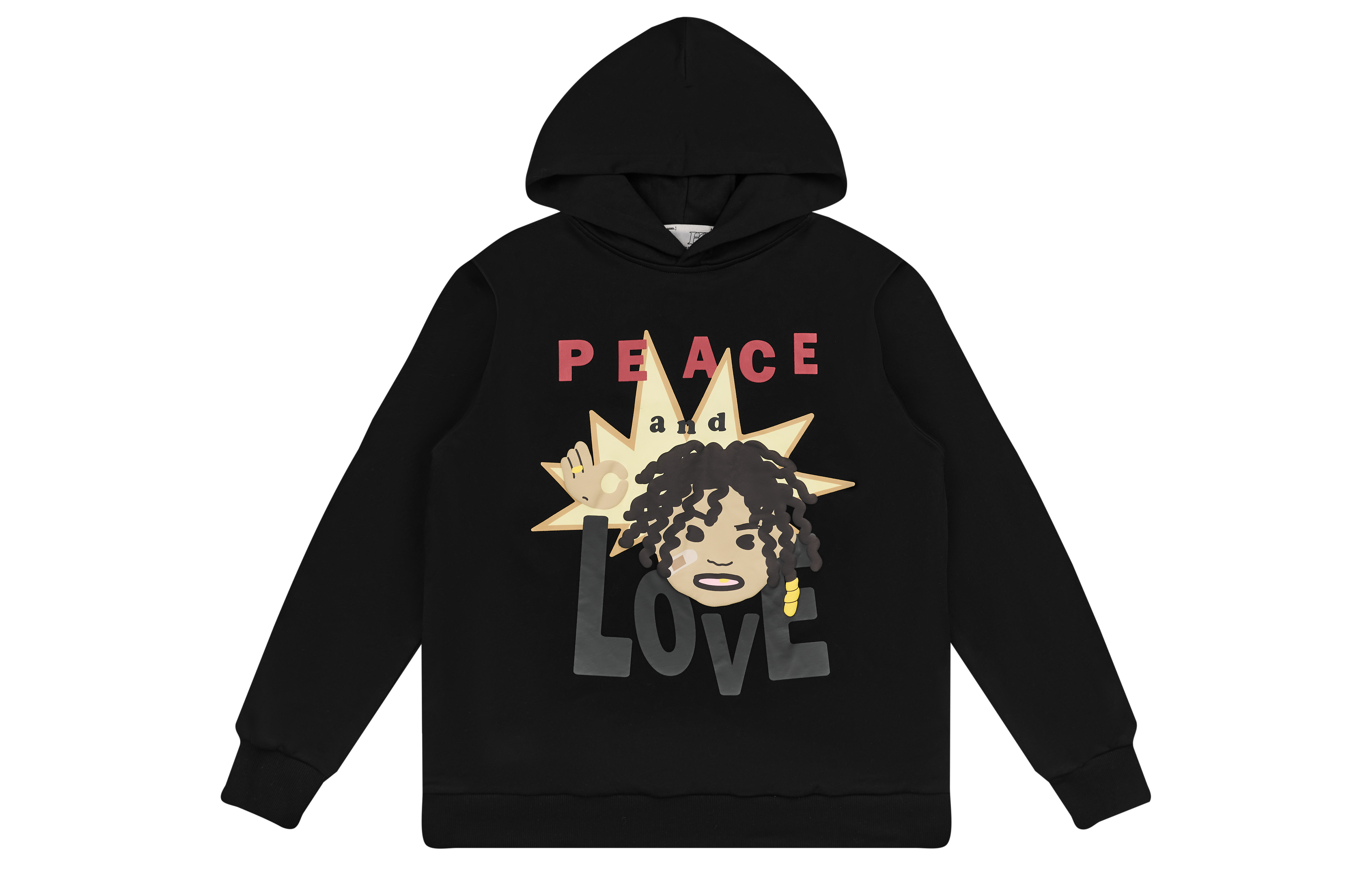 HARSH AND CRUEL AW22 Streetwear Dreadlocks Gold-Tooth Graphic Oversized Sweatshirt HW223030372