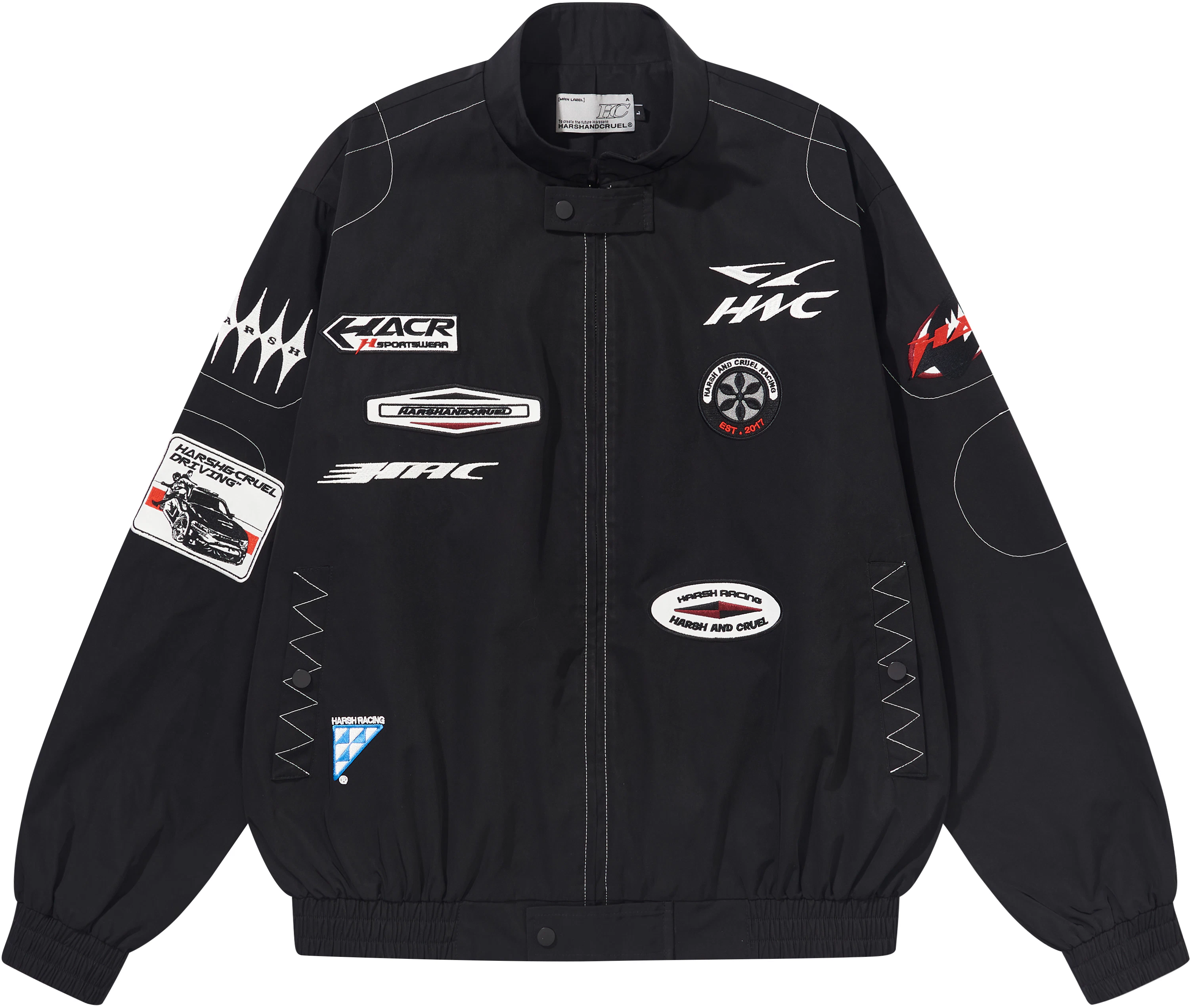harsh-and-cruel-black-retro-embroidered-racer-jacket-unisex-hx-241050065