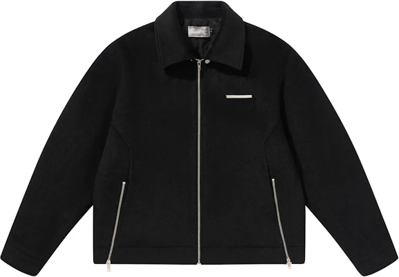 HARSH AND CRUEL 黑色羊毛拉鍊外套 男女適穿 多種穿法 HX234050532 Buy HARSH AND CRUEL 黑色羊毛拉鍊外套 男女適穿 多種穿法 HX234050532