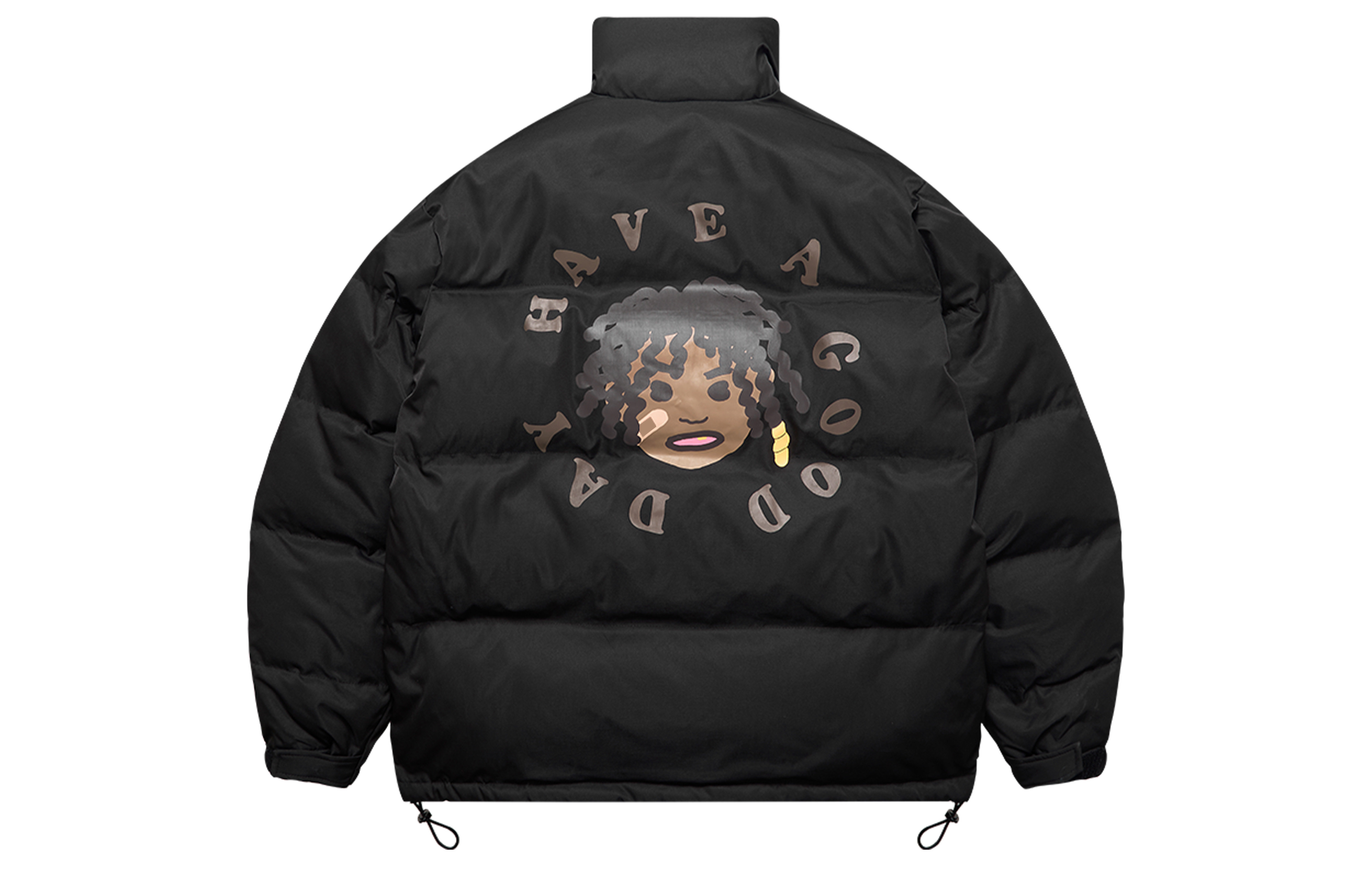 HARSH AND CRUEL Cartoon Art Puffer Jacket - Unisex Winter Down Coat. HW214110389