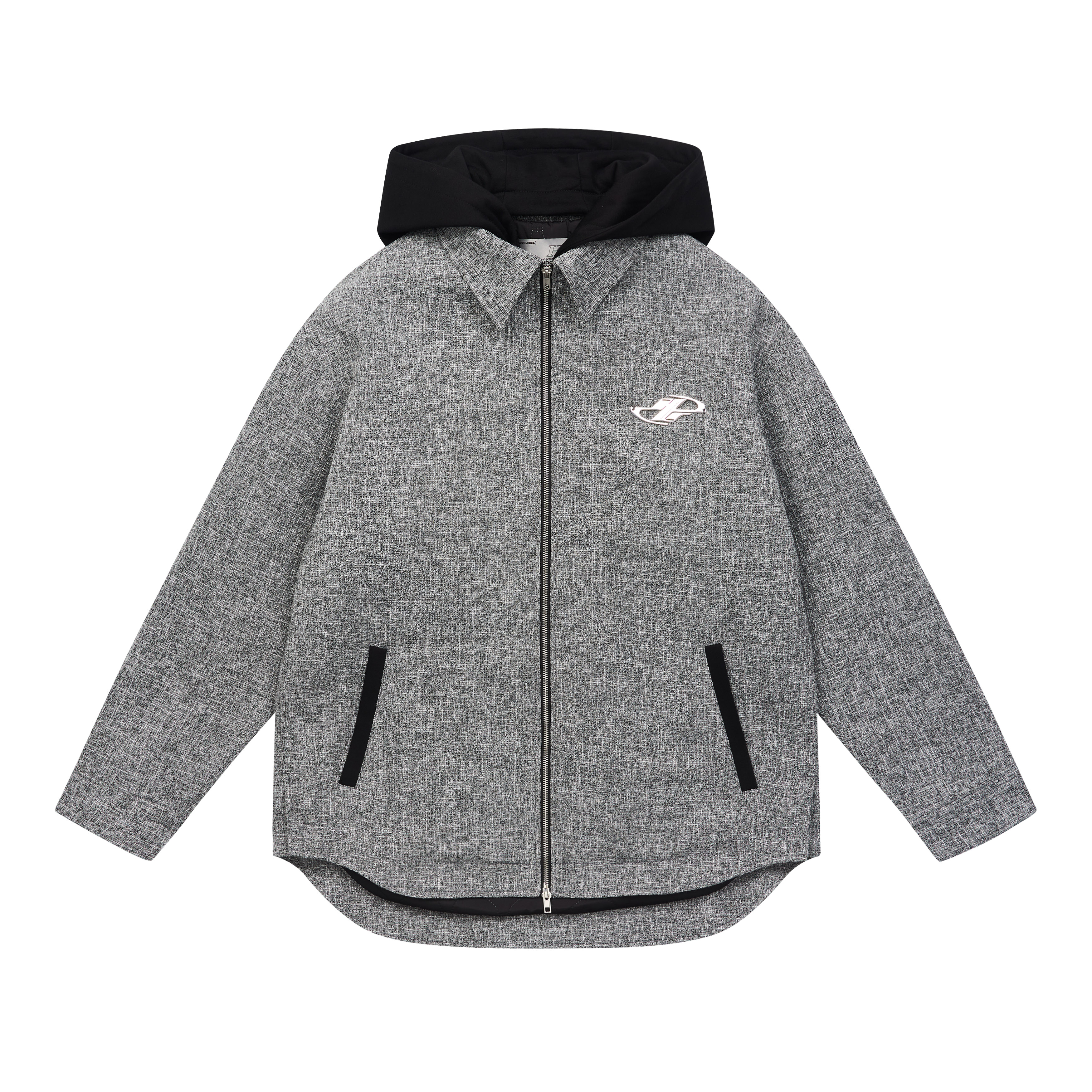 HARSH AND CRUEL Detachable Hood Streetwear Jacket Black Grey - Unisex Style HN233050409