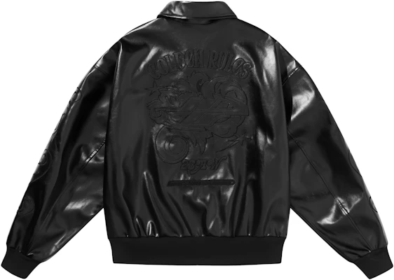 HARSH AND CRUEL Jaket Kulit Tiruan Embossed Unisex Gaya Streetwear. HX233050420 Buy HARSH AND CRUEL Jaket Kulit Tiruan Embossed Unisex Gaya Streetwear. HX233050420