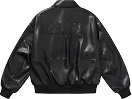 HARSH AND CRUEL Embroidered Loose-Fit Black Jacket Unisex HL233050549 HARSH AND CRUEL Embroidered Loose-Fit Black Jacket Unisex HL233050549