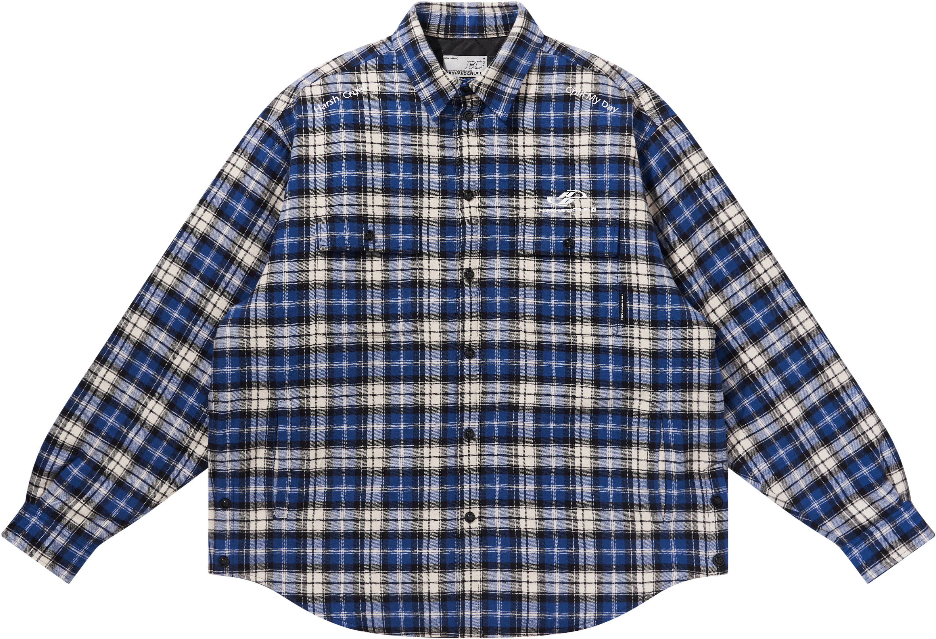 harsh-and-cruel-embroidered-plaid-fleece-lined-warm-jacket-unisex-blue-hz-233050475