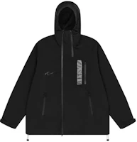 HARSH AND CRUEL FW22 Asymmetric Zip Detachable Liner Jacket Unisex Black HN224050561 HARSH AND CRUEL FW22 Asymmetric Zip Detachable Liner Jacket Unisex Black HN224050561