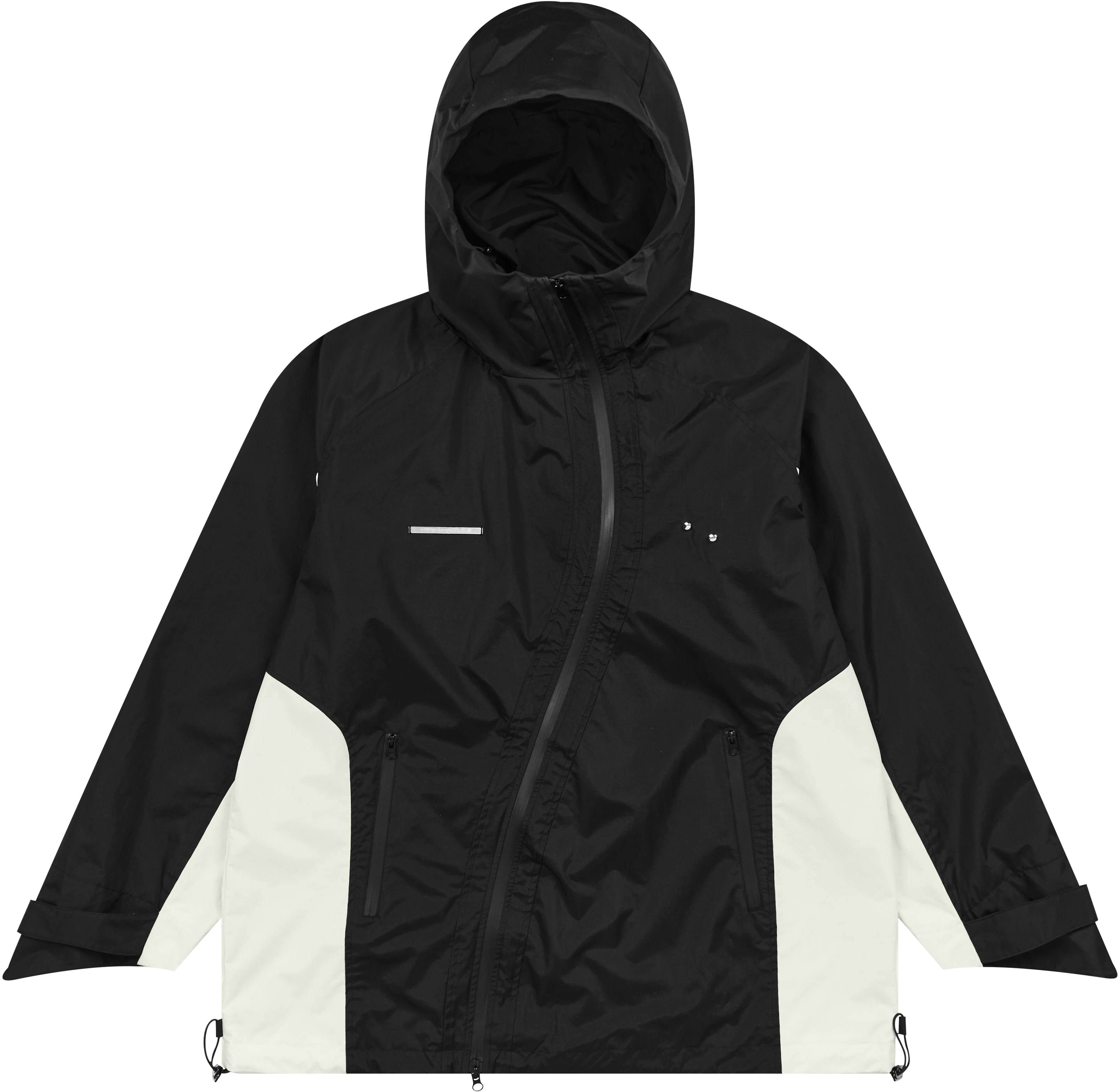 harsh-and-cruel-fw-22-black-asymmetric-zipper-colorblock-hooded-jacket-unisex-hm-223050574