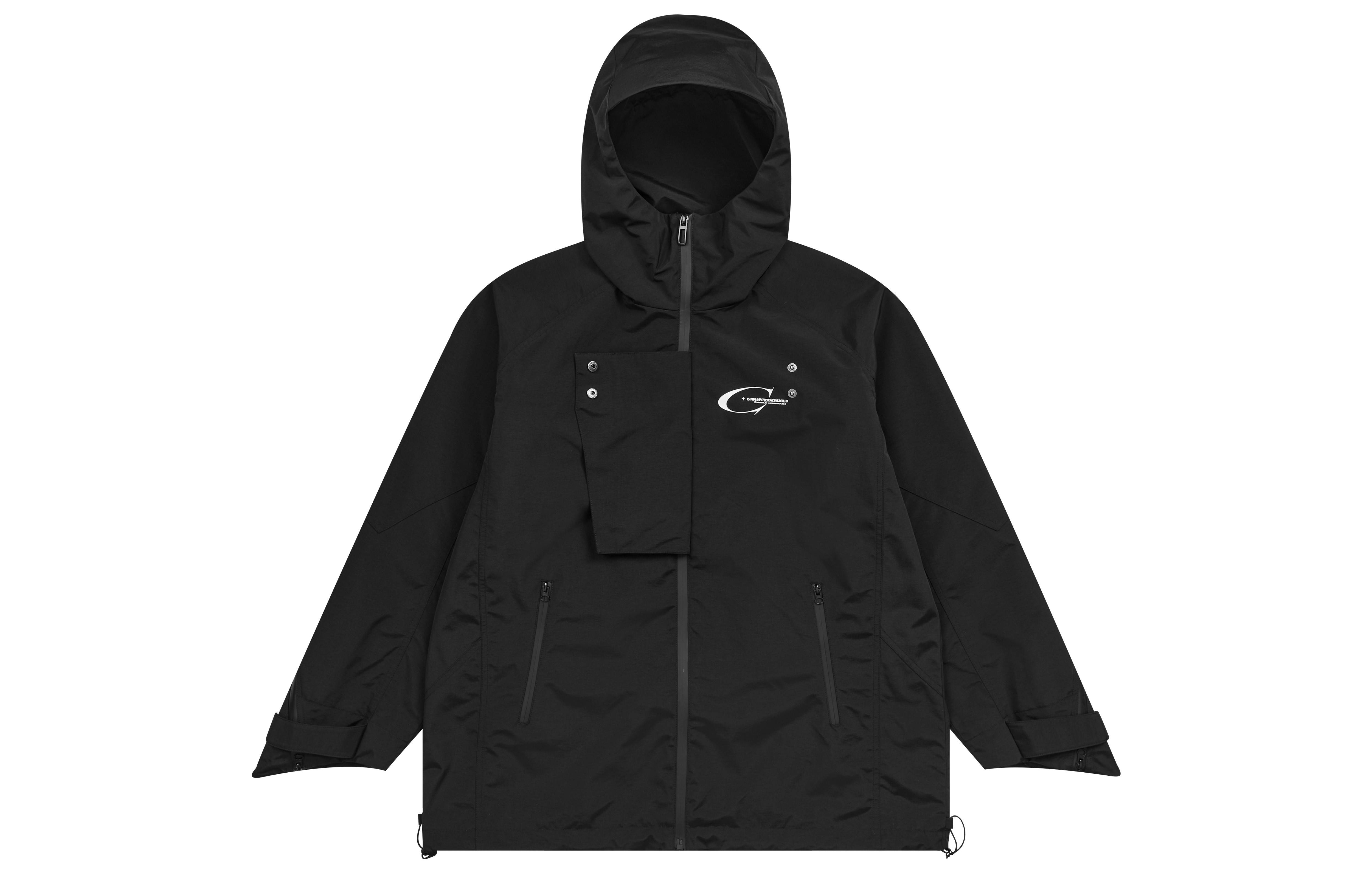 HARSH AND CRUEL FW22 Black Multi-Pocket Utility Jacket Unisex HM223050531-1