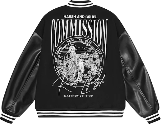 HARSH AND CRUEL FW22 復古字母刺繡棒球外套 男女款. HM223050367 Buy HARSH AND CRUEL FW22 復古字母刺繡棒球外套 男女款. HM223050367