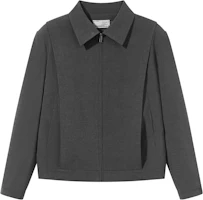 HARSH AND CRUEL Gray Paneled Wrinkle-Resistant Short Jacket - Unisex. HX241050037 HARSH AND CRUEL Gray Paneled Wrinkle-Resistant Short Jacket - Unisex. HX241050037