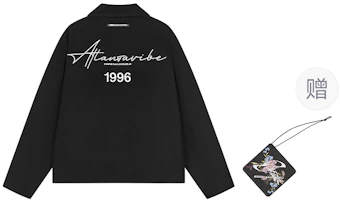 HARSH AND CRUEL Handwriting Embroidered Cropped Jacket Unisex - Black HL243050240 HARSH AND CRUEL Handwriting Embroidered Cropped Jacket Unisex - Black HL243050240