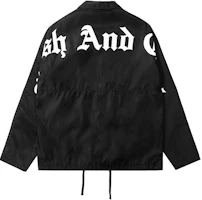 HARSH AND CRUEL Letter Print Basic Loose Coach Jacket Unisex HM2130140007 HARSH AND CRUEL Letter Print Basic Loose Coach Jacket Unisex HM2130140007