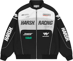 HARSH AND CRUEL Moto Logo Windproof Loose Racing Jacket Unisex. HX223050375 HARSH AND CRUEL Moto Logo Windproof Loose Racing Jacket Unisex. HX223050375