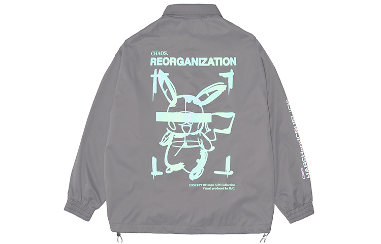 HARSH AND CRUEL Reflective Anime Graphic Coach Jacket Unisex HM203040090