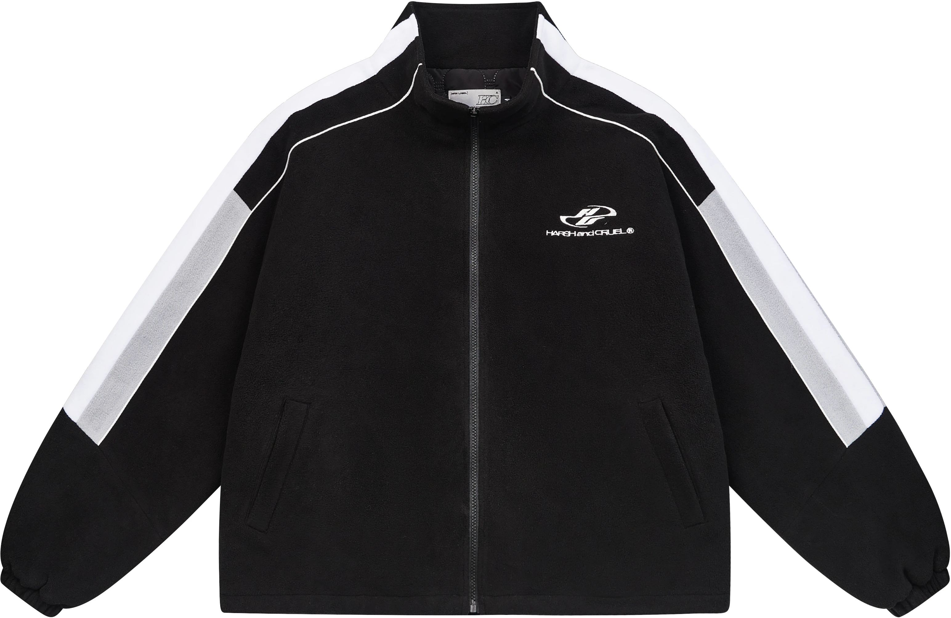 harsh-and-cruel-retro-colorblock-fleece-jacket-black-unisex-hl-244040333