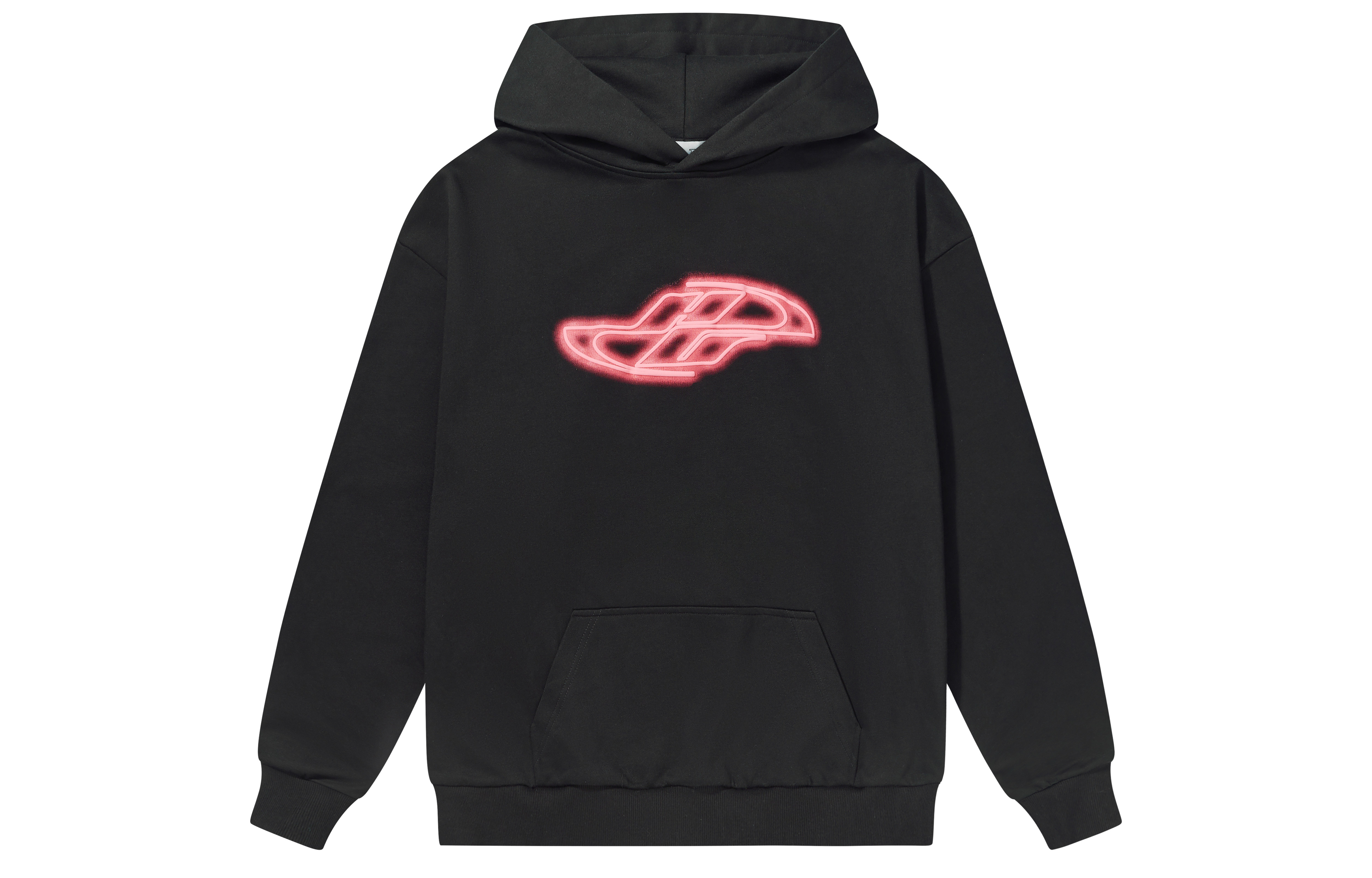 HARSH AND CRUEL Retro Streetwear Neon Gradient Hoodie - Unisex Pullover Style HN233030401