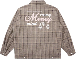HARSH AND CRUEL SS22 Retro Plaid Loose Letter Print Jacket Unisex HM221040085 HARSH AND CRUEL SS22 Retro Plaid Loose Letter Print Jacket Unisex HM221040085