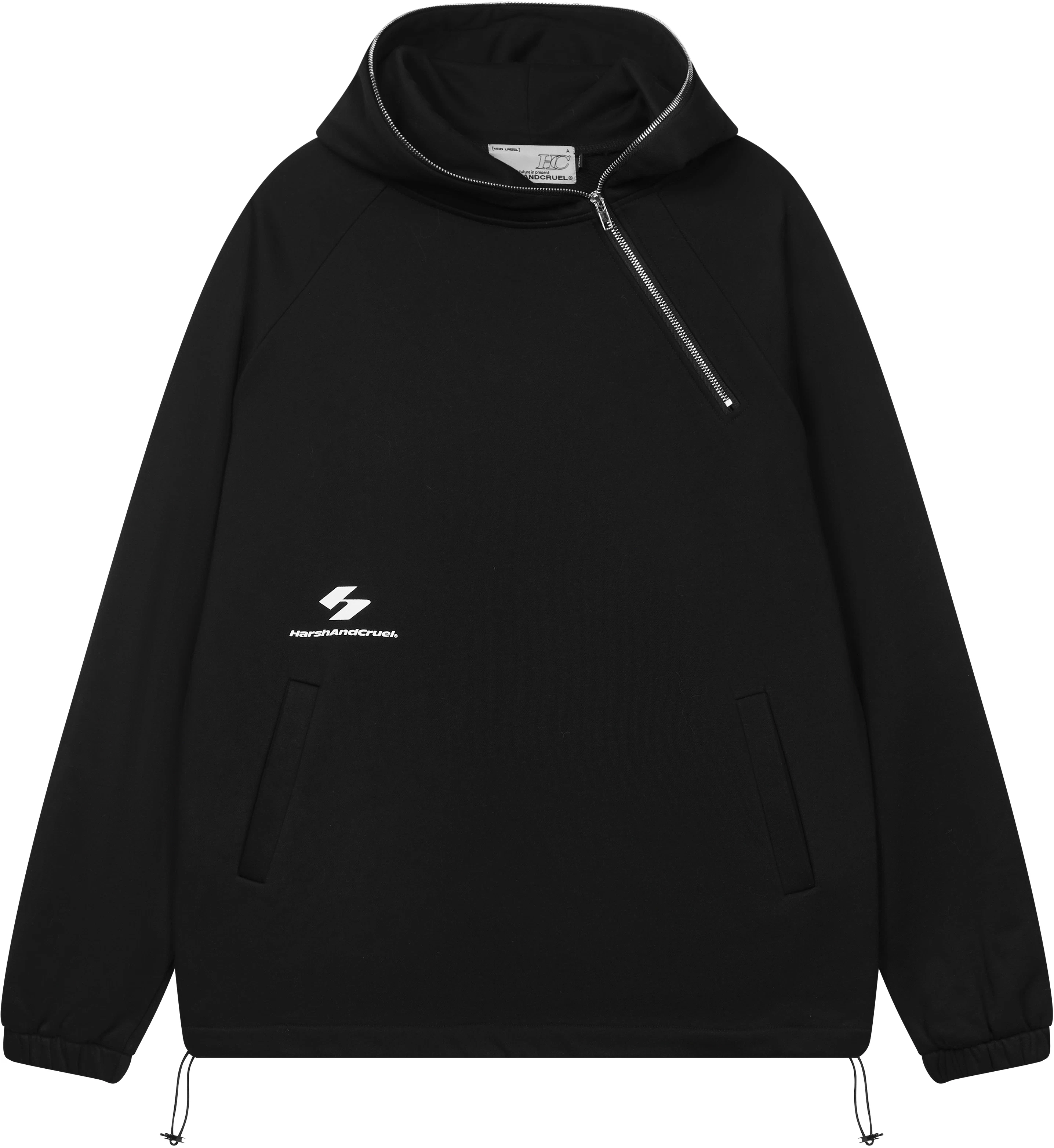 harsh-and-cruel-ss-23-streetwear-asymmetrical-zipper-masked-hoodie-black-unisex-hn-231030015