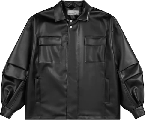 HARSH AND CRUEL Jaket Kulit Oversized Minimalis Street-Style Unisex HM223050476 Buy HARSH AND CRUEL Jaket Kulit Oversized Minimalis Street-Style Unisex HM223050476