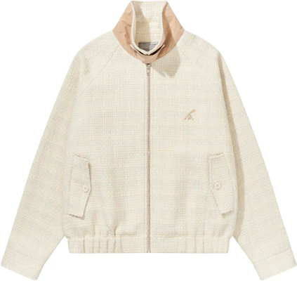 ハーシュアンドクルエル ツイードルーズハリントンジャケット ユニセックス HL234050554 Buy ハーシュアンドクルエル ツイードルーズハリントンジャケット ユニセックス HL234050554