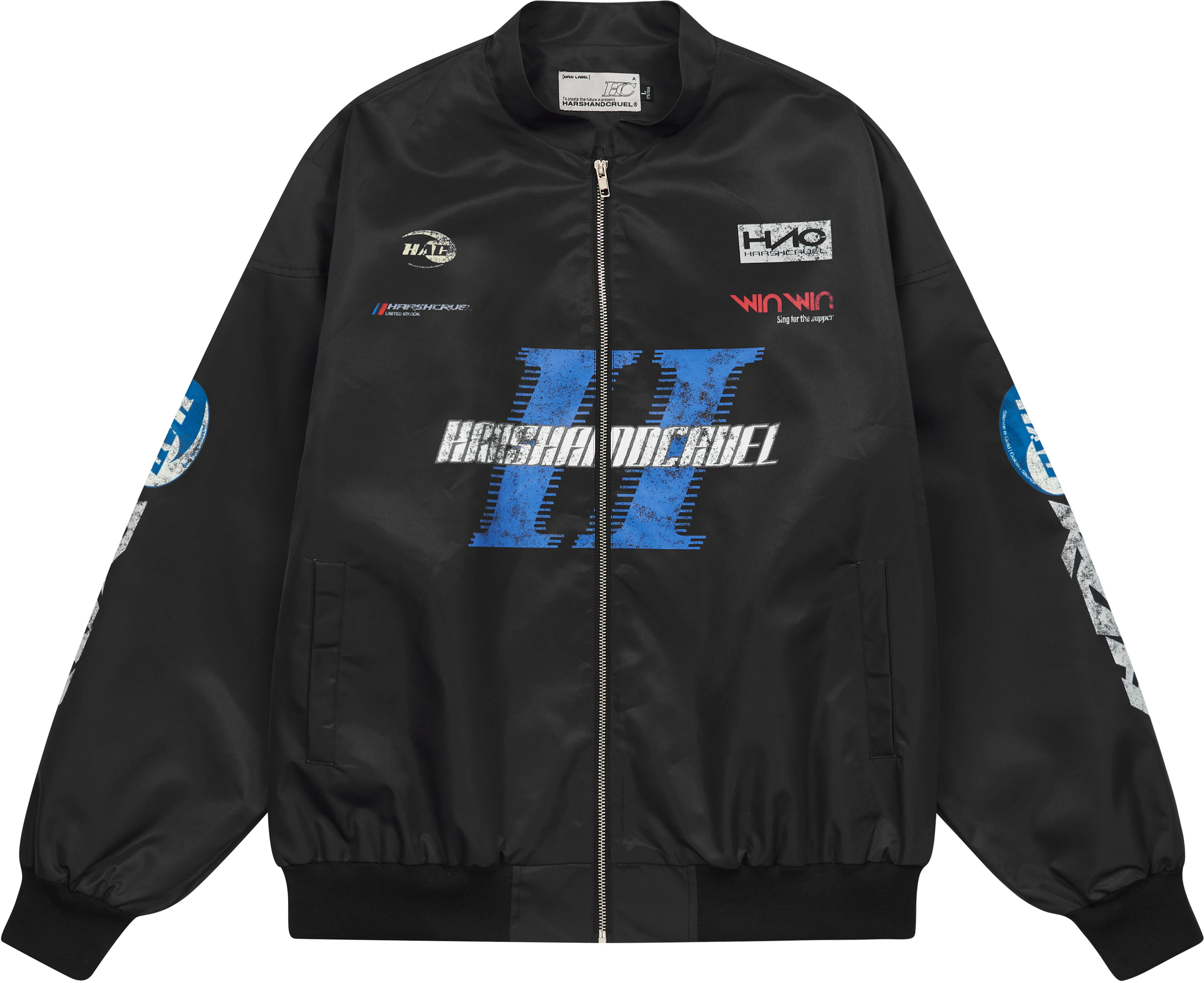 harsh-and-cruel-vintage-street-style-logo-print-racing-jacket-black-unisex-hl-233050448