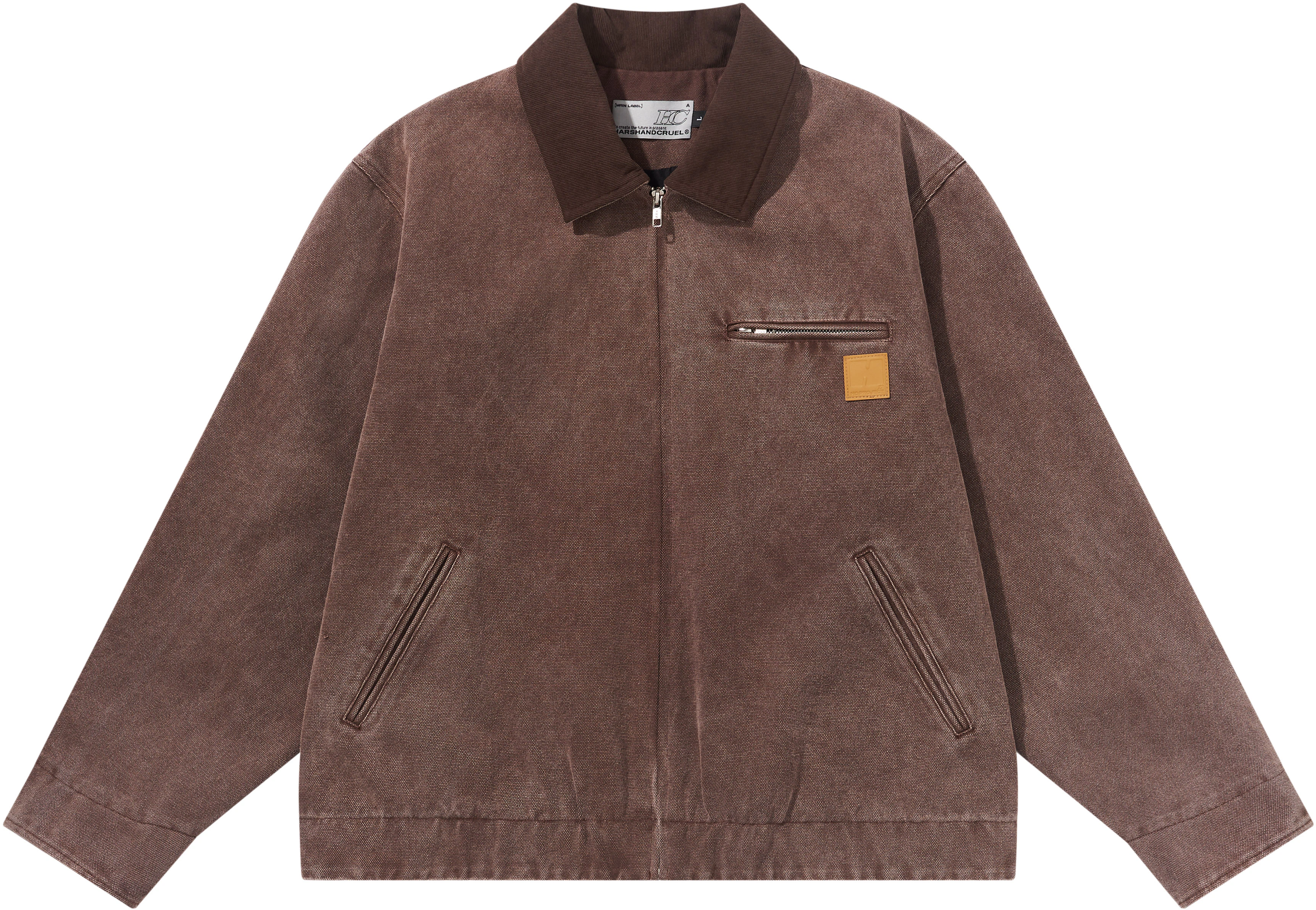 harsh-and-cruel-vintage-washed-zip-collar-loose-fit-jacket-unisex-casual-style-hl-241050025