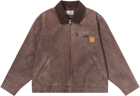 HARSH AND CRUEL ヴィンテージウォッシュ ジップカラー ルーズフィットジャケット ユニセックス HL241050025 Buy HARSH AND CRUEL ヴィンテージウォッシュ ジップカラー ルーズフィットジャケット ユニセックス HL241050025