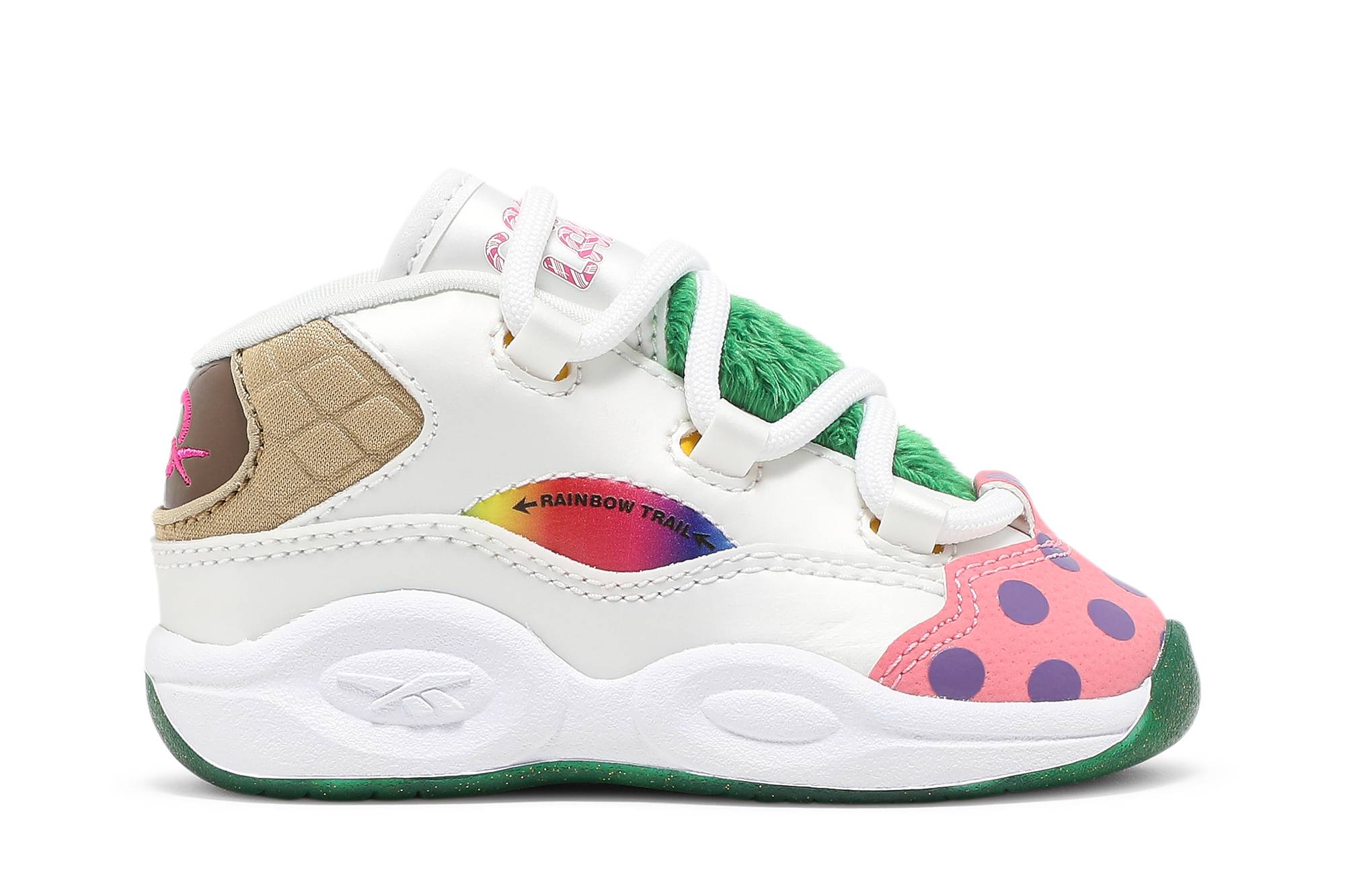 Buy (TD) ハズブロ×リーボック クエスチョン ミッド「キャンディランド」 H05605