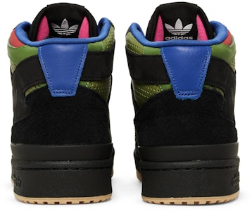 Hebru Brantley x adidas Forum Mid RT 'Frogboy' Sepatu Pria GZ4396 Details for Hebru Brantley x adidas Forum Mid RT 'Frogboy' Sepatu Pria GZ4396