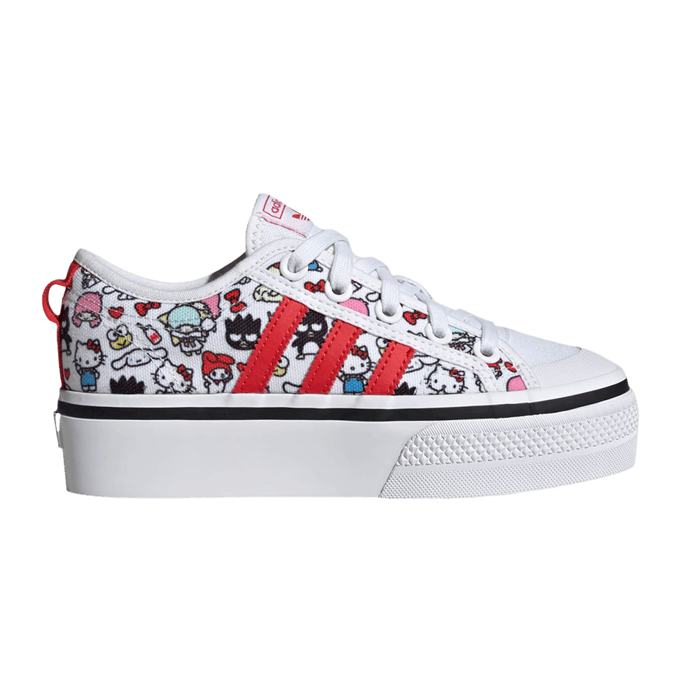 (Grade School) Hello Kitty x adidas Nizza Platform J 'Hello Kitty and ...