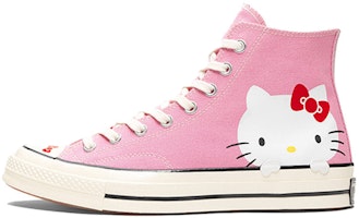Hello Kitty x Converse Chuck 70 Canvas Hi Top 'Prism Pink' 162936C Hello Kitty x Converse Chuck 70 Canvas Hi Top 'Prism Pink' 162936C