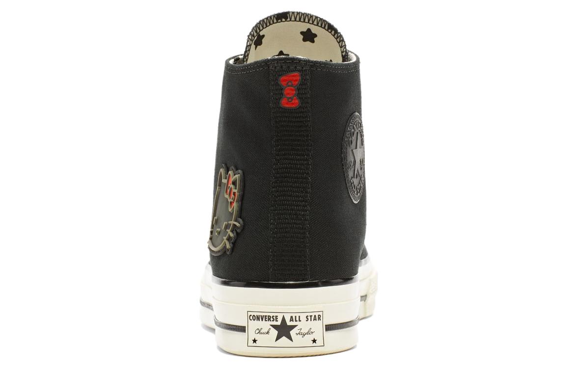 Shop Hello Kitty x Converse Chuck 70 Hi Top 'Negro' 163902C