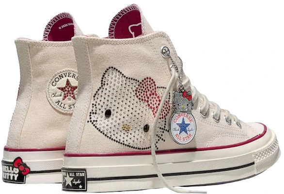 三麗鷗 x Converse Chuck 70 Hi Hello Kitty 施華洛世奇 米白色 A17695C Order 三麗鷗 x Converse Chuck 70 Hi Hello Kitty 施華洛世奇 米白色 A17695C