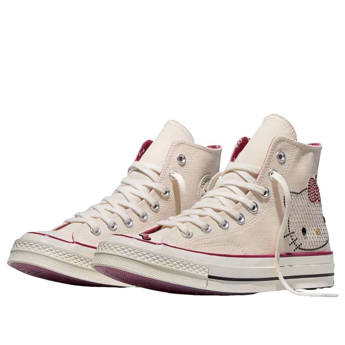 Purchase 三麗鷗 x Converse Chuck 70 Hi Hello Kitty 施華洛世奇 米白色 A17695C