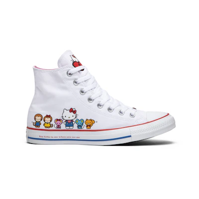 Hello Kitty Converse Chuck Taylor All Star Canvas Hi 'White'