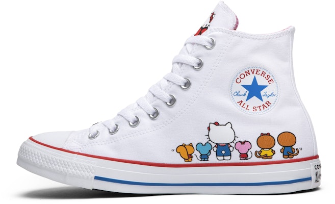 Hello Kitty x Converse Chuck Taylor All Star Canvas Hi 'White' 162944C Lookbook Hello Kitty x Converse Chuck Taylor All Star Canvas Hi 'White' 162944C