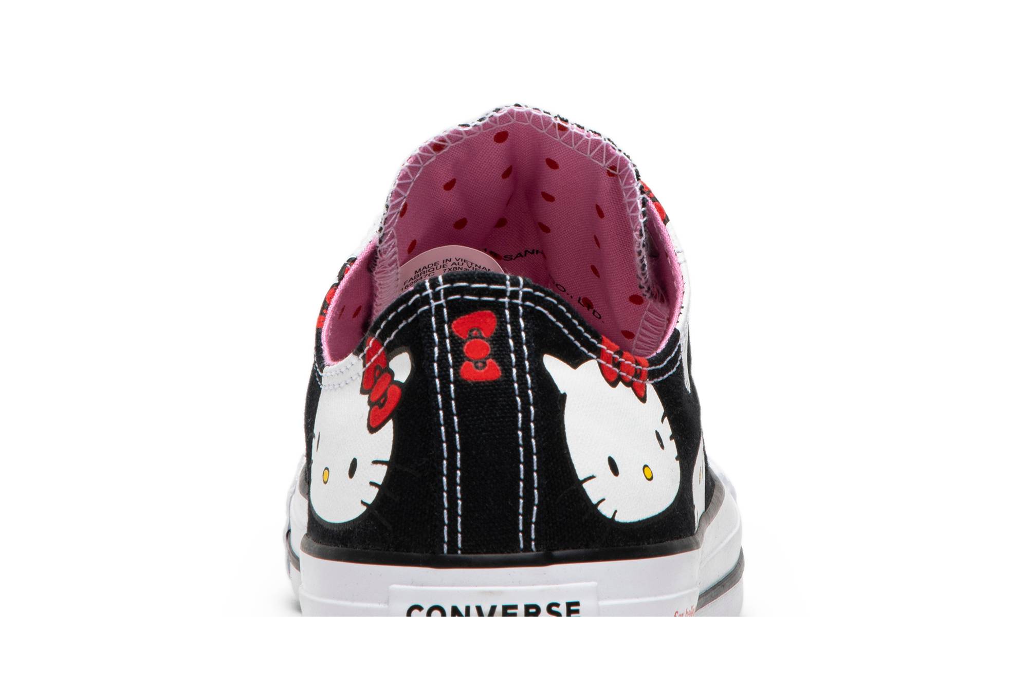 Sizing ハローキティ x コンバース チャックテイラー オールスター キャンバス Ox 'ブラック' 162947C