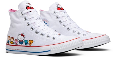 Hello Kitty x Converse Chuck Taylor All Star 帆布高帮鞋 '白色' 162944C Cheap Hello Kitty x Converse Chuck Taylor All Star 帆布高帮鞋 '白色' 162944C