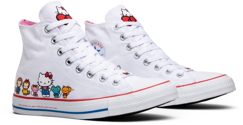 Hello Kitty x Converse Chuck Taylor All Star Canvas Hi 'White' 162944C Cheap Hello Kitty x Converse Chuck Taylor All Star Canvas Hi 'White' 162944C