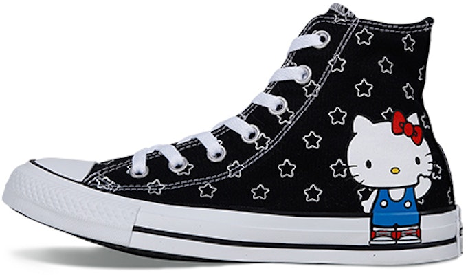Hello Kitty x Converse Chuck Taylor All Star High 'Black' 163919C Buy Hello Kitty x Converse Chuck Taylor All Star High 'Black' 163919C