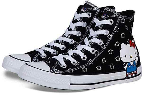 Hello Kitty x Converse Chuck Taylor All Star High 'Black' 163919C Lookbook Hello Kitty x Converse Chuck Taylor All Star High 'Black' 163919C