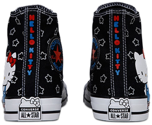 Hello Kitty x Converse Chuck Taylor All Star High 'Black' 163919C Shop Hello Kitty x Converse Chuck Taylor All Star High 'Black' 163919C