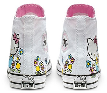 Hello Kitty x Converse Chuck Taylor All Star High 'Bunga' 164629C Shop Hello Kitty x Converse Chuck Taylor All Star High 'Bunga' 164629C