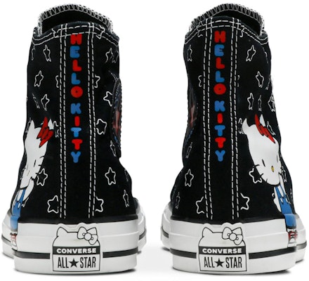 Hello Kitty x Converse Chuck Taylor All Star High 'Hitam' 163919F Details for Hello Kitty x Converse Chuck Taylor All Star High 'Hitam' 163919F
