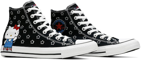 Hello Kitty x Converse Chuck Taylor All Star High 'Negro' 163919F Cheap Hello Kitty x Converse Chuck Taylor All Star High 'Negro' 163919F