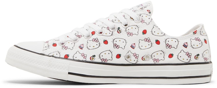 Hello Kitty x Converse Chuck Taylor All Star Rendah 'Putih' 163916F Lookbook Hello Kitty x Converse Chuck Taylor All Star Rendah 'Putih' 163916F