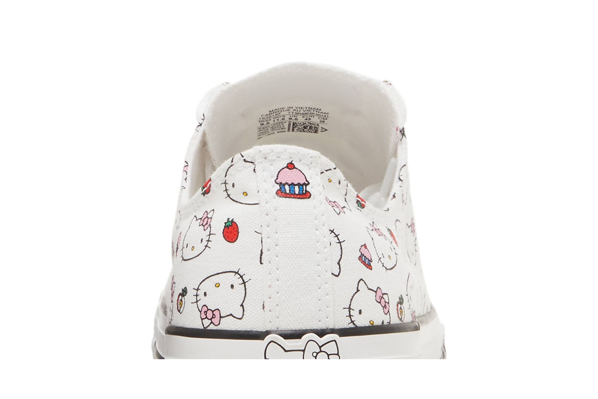 Sizing Hello Kitty x Converse Chuck Taylor All Star Rendah 'Putih' 163916F